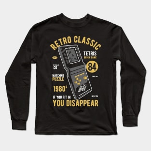 Retro Classic Tetris Long Sleeve T-Shirt